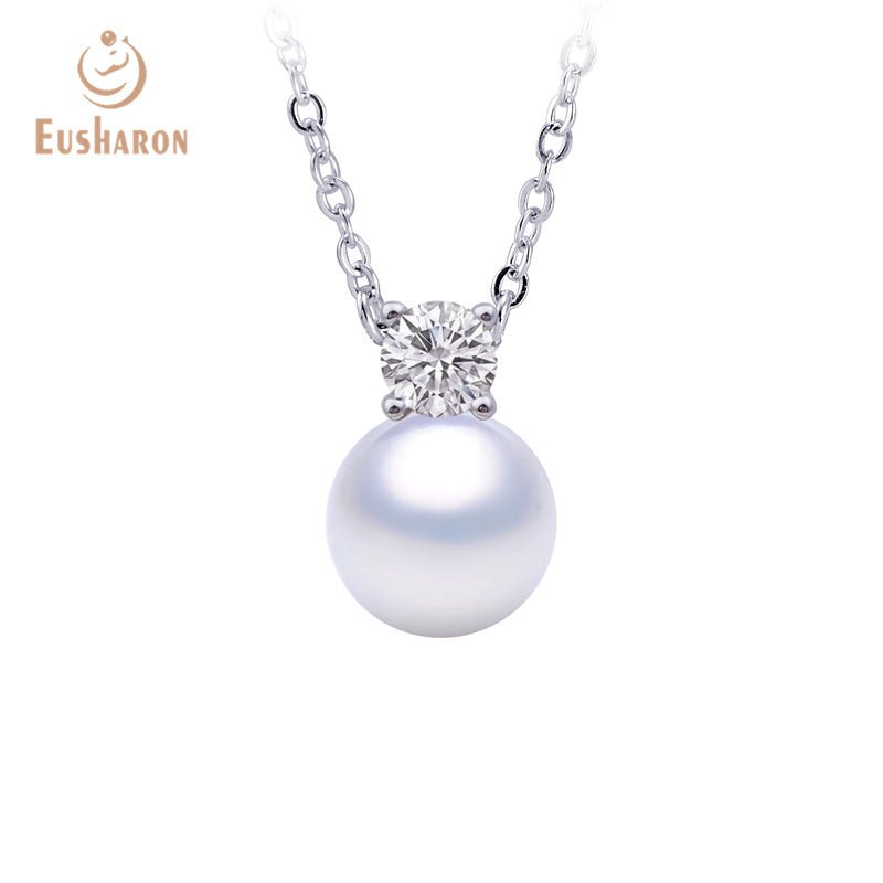 10 PCS Simple With CZ Edison Pearl Pendant Necklace - Pearl Jewelry - Eusharon