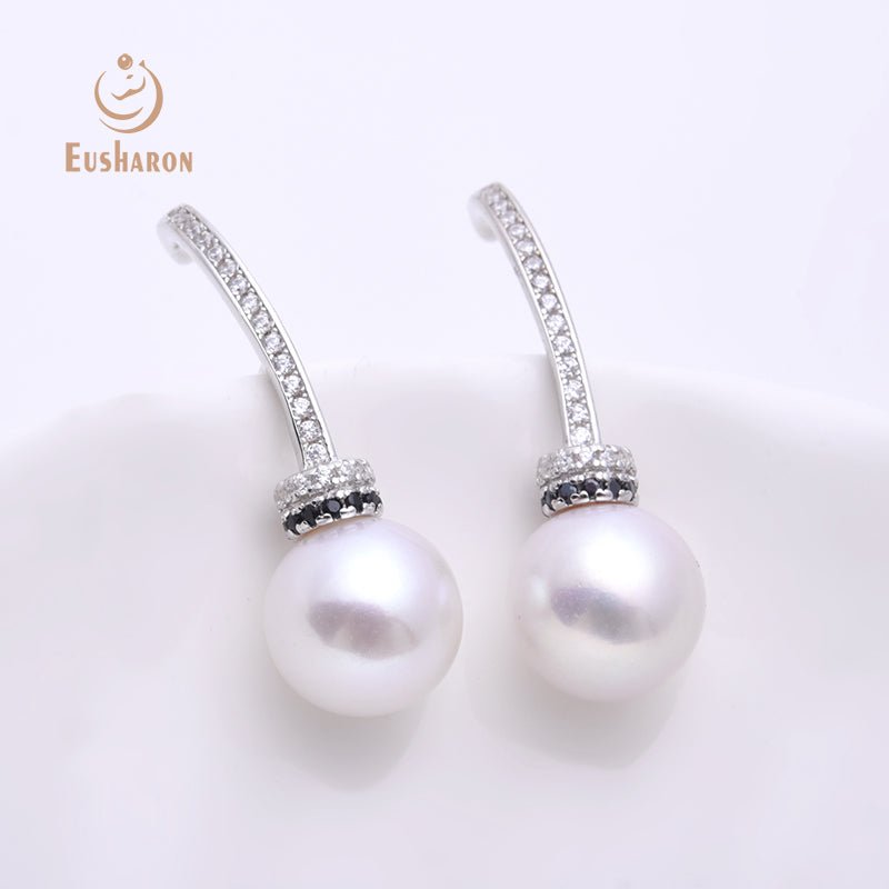 10 Pairs Geometric simplicity Edison Pearl Earrings - Pearl Jewelry - Eusharon