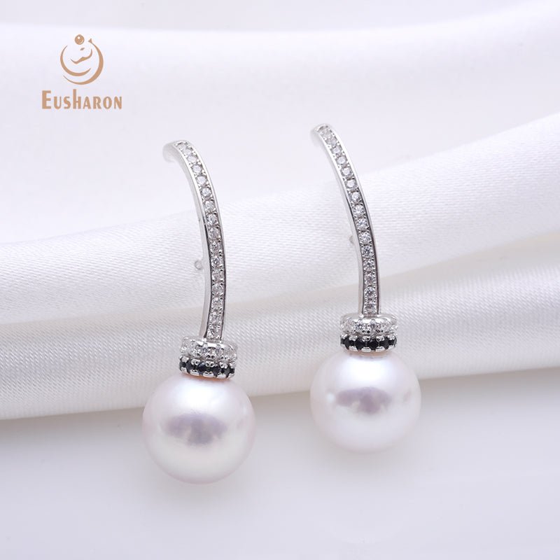 10 Pairs Geometric simplicity Edison Pearl Earrings - Pearl Jewelry - Eusharon