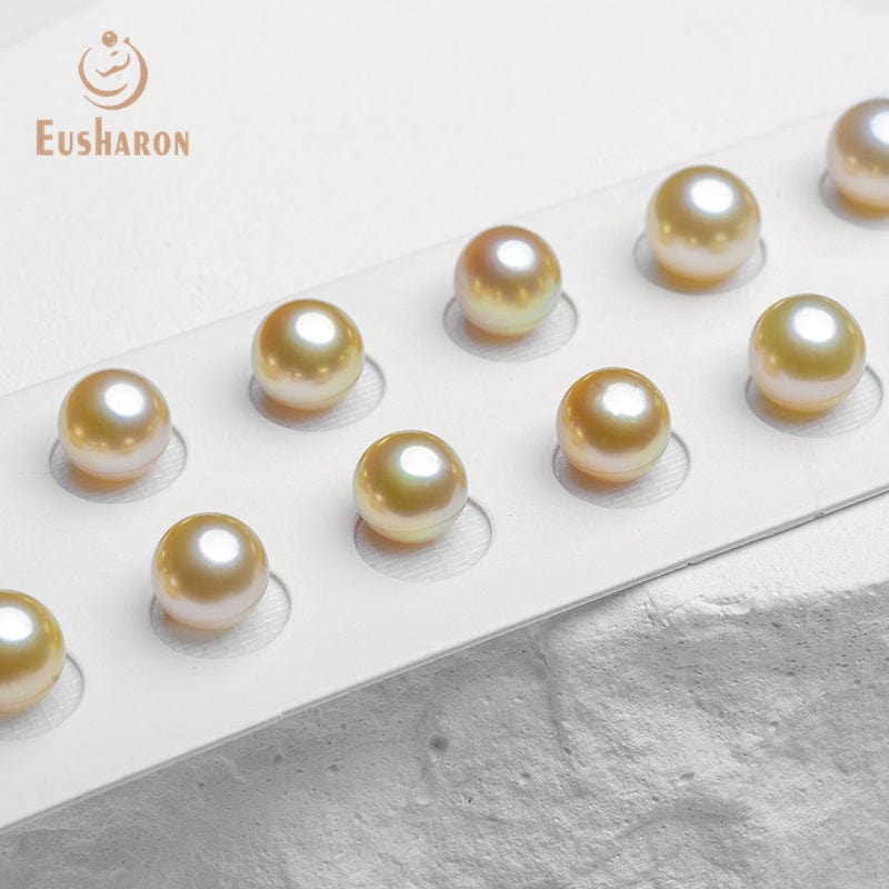 10-11mm South Sea Gold Pearl Matching Pair
