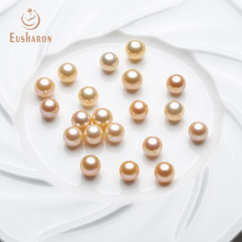 12-14mm AAA+ Chinese Red Color Perfect Round Edison Loose Pearl