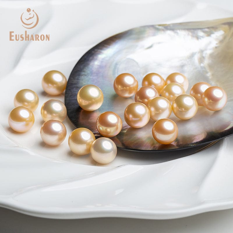 12-14mm AAA+ Chinese Red Color Perfect Round Edison Loose Pearl