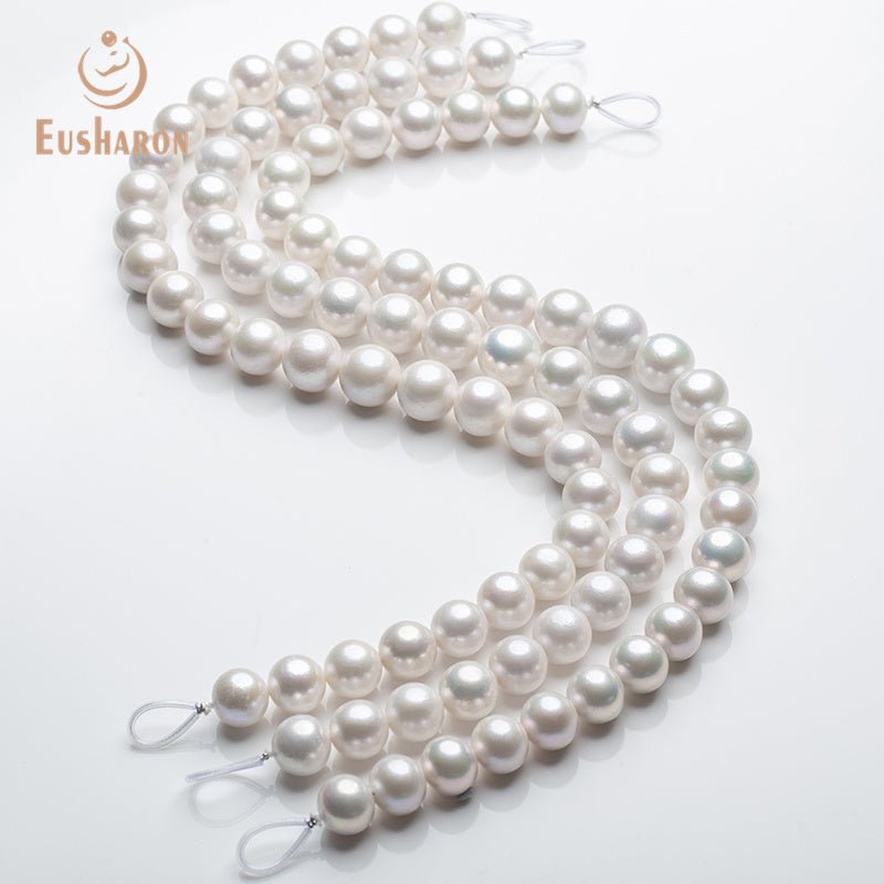 13 - 16mm AAA - White Edison Pearl Strand - Edison Pearl - Eusharon