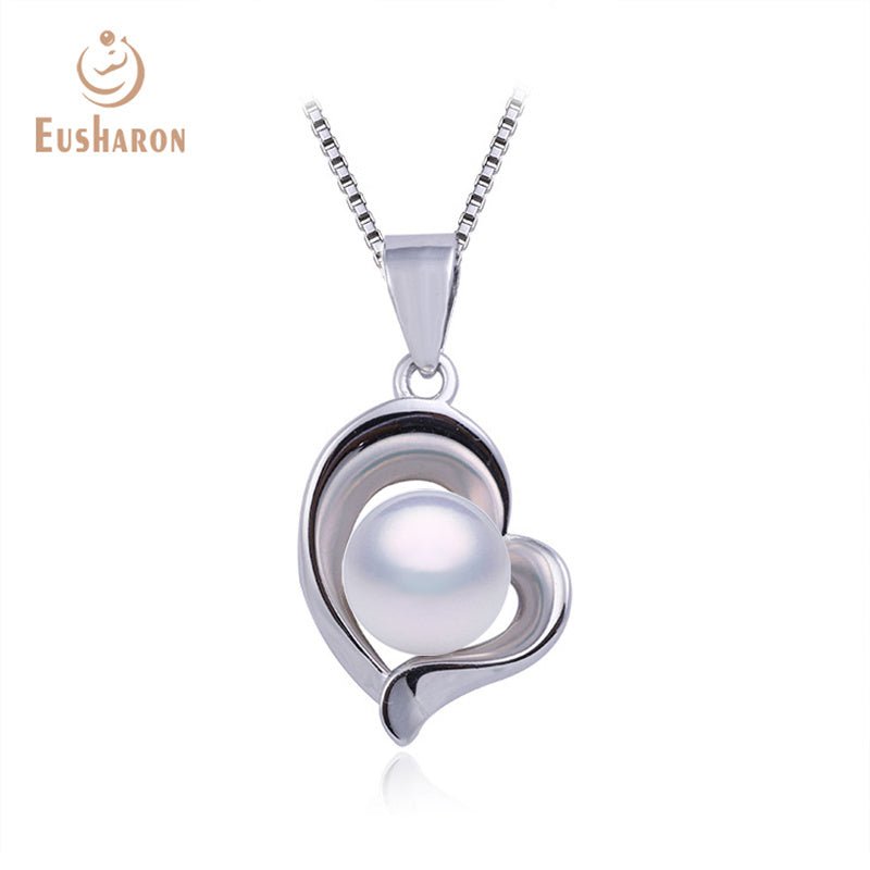 10 PCS S925 Love Freshwater Pearl Pendant - Pearl Jewelry - Eusharon