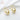 10 - 11mm AAA South Sea Gold Pearl Huggie Earrings - Pearl Jewelry - Eusharon