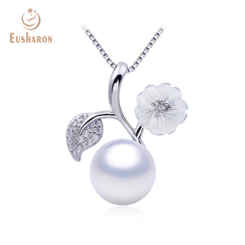 10 PCS Plum Blossom Flower Edison Pearl Pendant - Pearl Jewelry - Eusharon