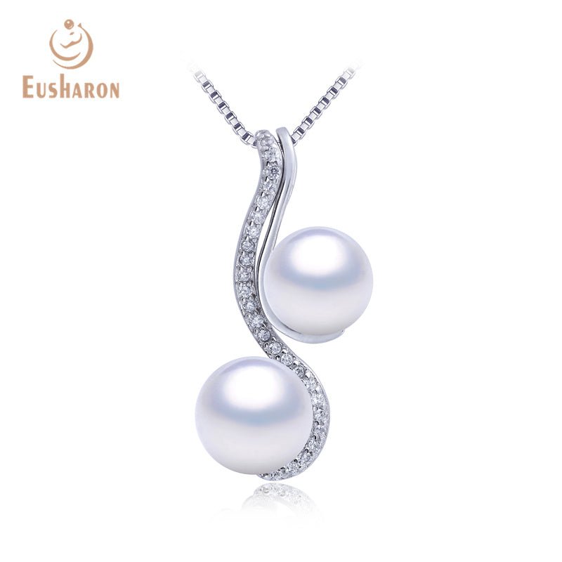 10 PCS S925 Flower Vine Freshwater Pearl Pendant - Pearl Jewelry - Eusharon