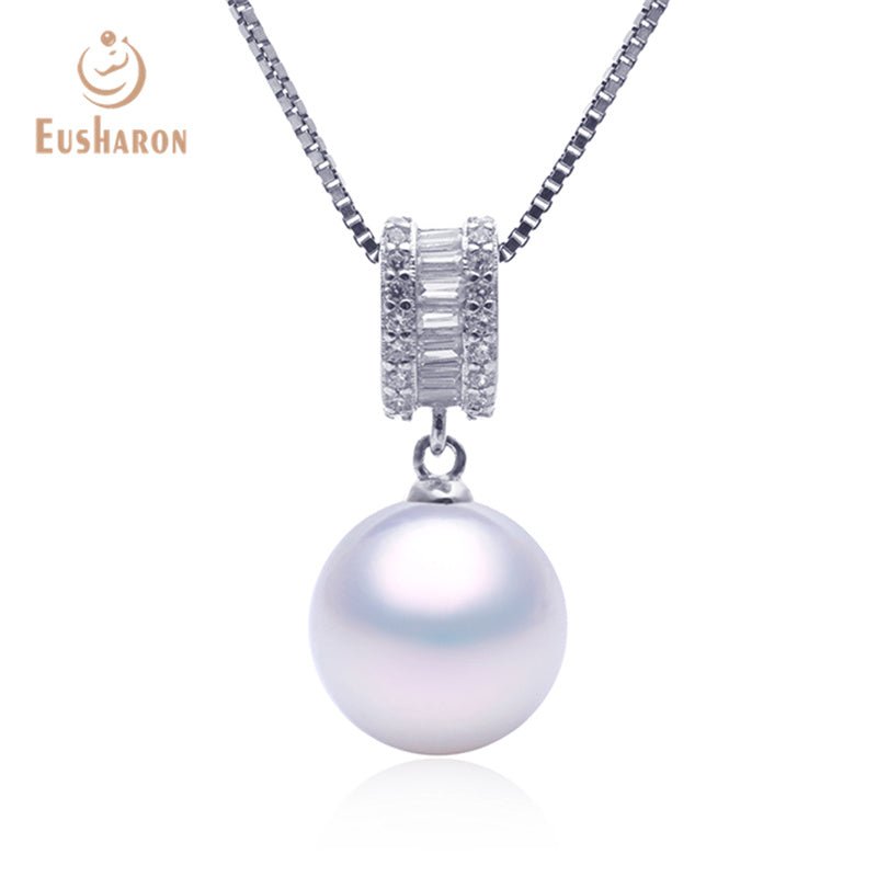 10 PCS S925 Geometric Lines Edison Pearl Pendant - Pearl Jewelry - Eusharon