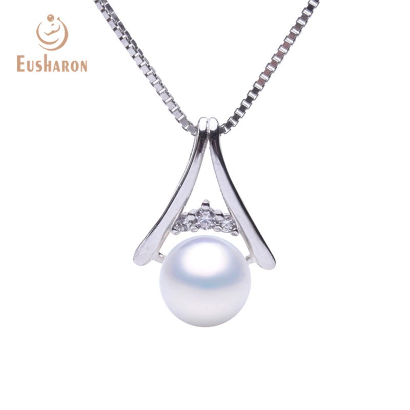 10 PCS S925 Letter "A" Freshwater Pearl Pendant - Pearl Jewelry - Eusharon