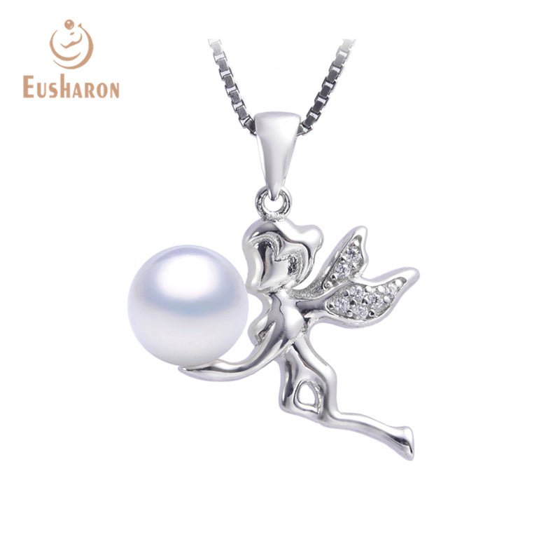 10 PCS Angel S925 Freshwater Pearl Pendant - Pearl Jewelry - Eusharon