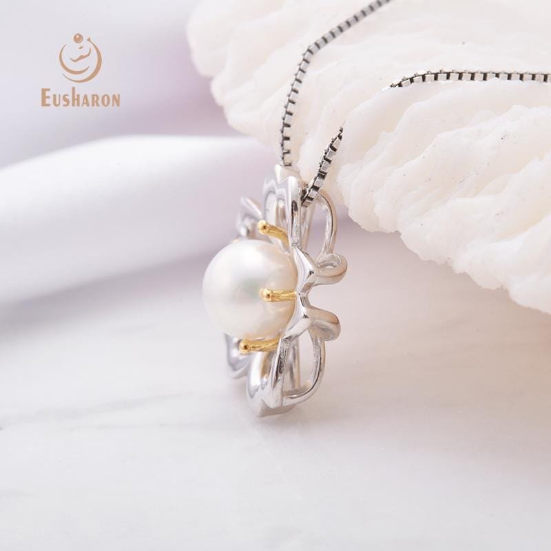 flower freshwater pearl pendant