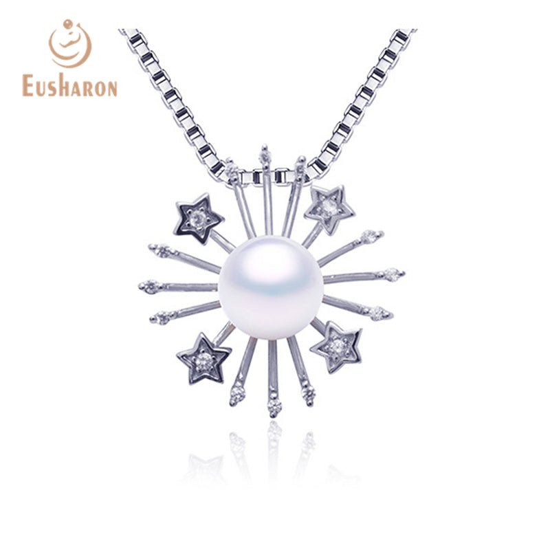 10 PCS Romantic Sun And Star Edison Pearl Pendant - Pearl Jewelry - Eusharon