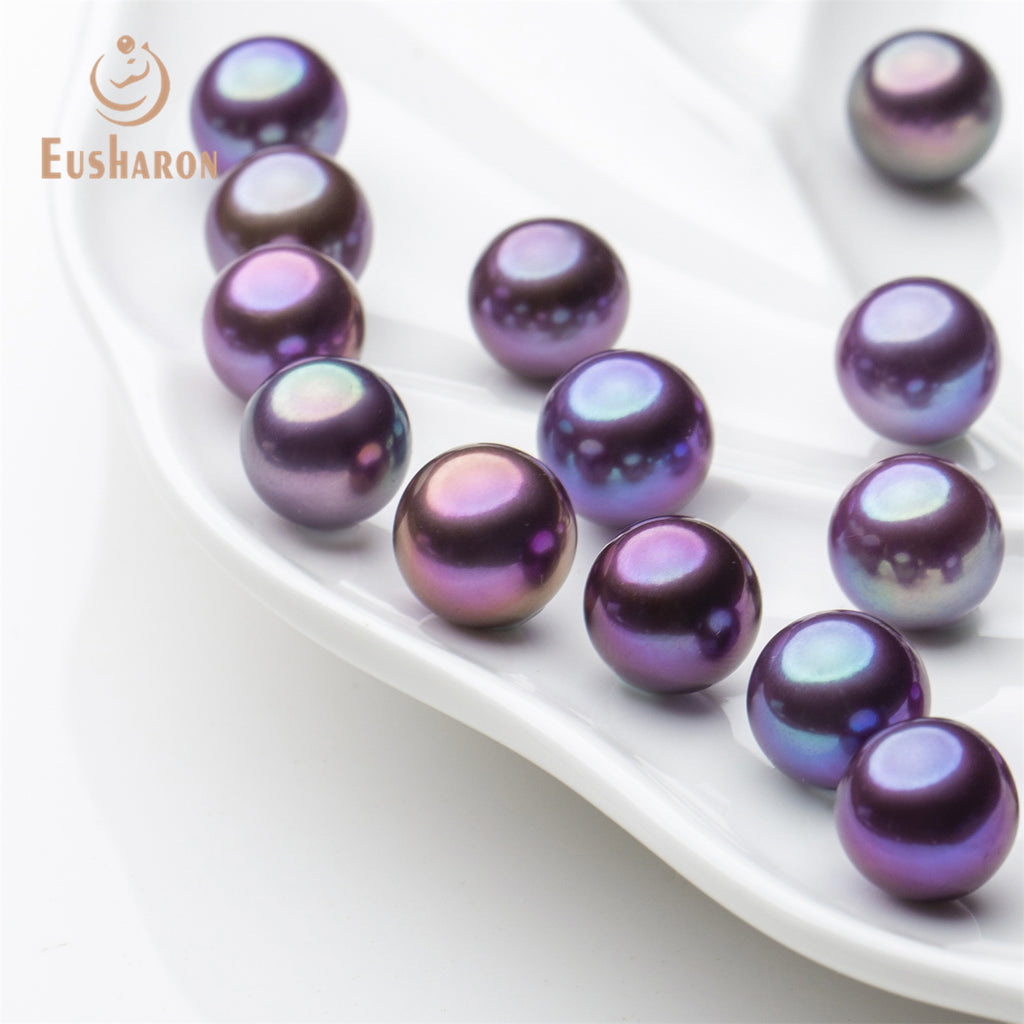 9 - 12mm AAA+/SAAA Vivid Violet Edison Loose Pearl - Edison Pearl - Eusharon