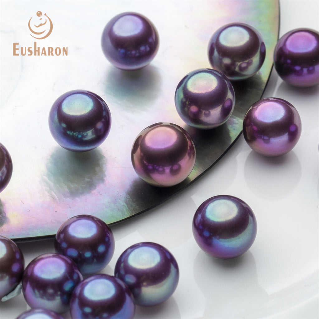 9 - 12mm AAA+/SAAA Vivid Violet Edison Loose Pearl - Edison Pearl - Eusharon