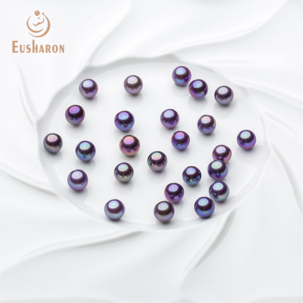 9 - 12mm AAA+/SAAA Vivid Violet Edison Loose Pearl - Edison Pearl - Eusharon