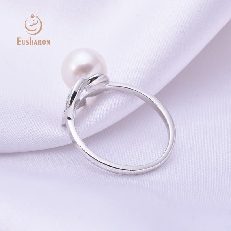 wholesale silver freshwater pearl rings