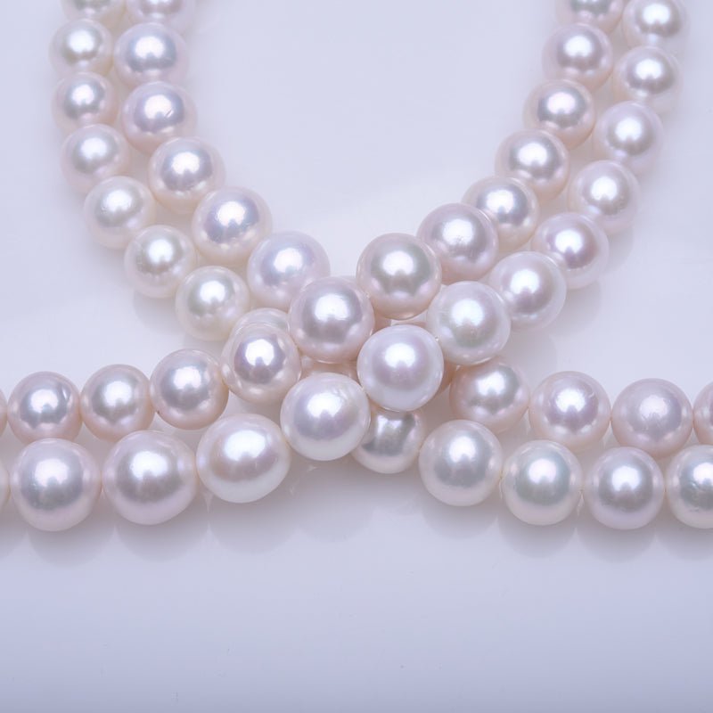 11 - 14mm AAA - High luster white edison pearl strand - Edison Pearl - Eusharon