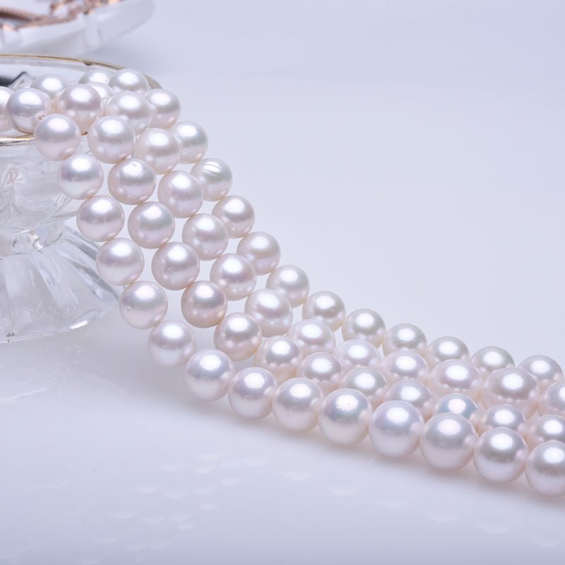 11 - 14mm AAA - High luster white edison pearl strand - Edison Pearl - Eusharon