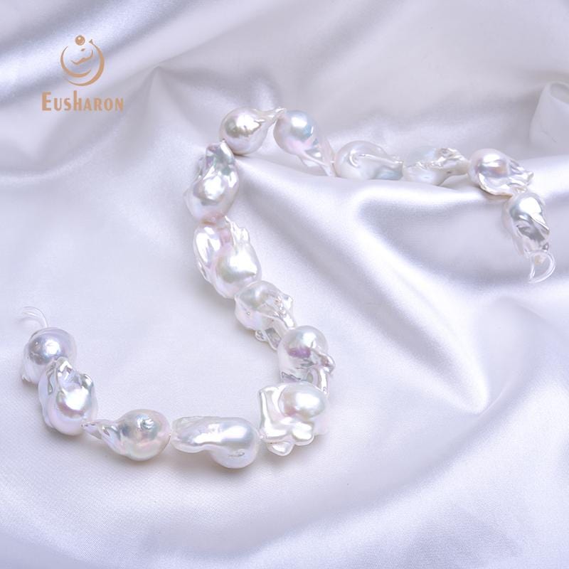 White Baroque Edison Strand Pearl