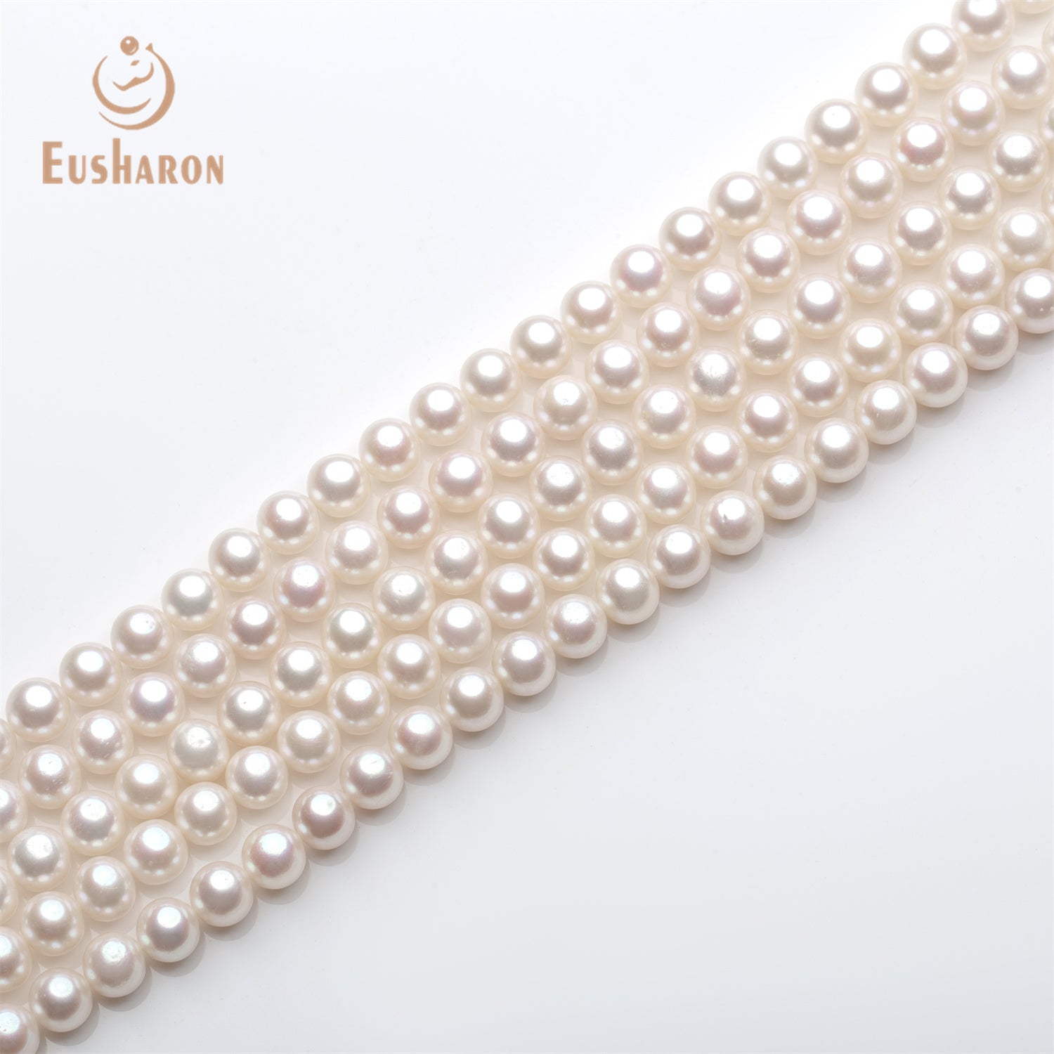 7.5-8mm AAA- White Freshwater Pearl Strand