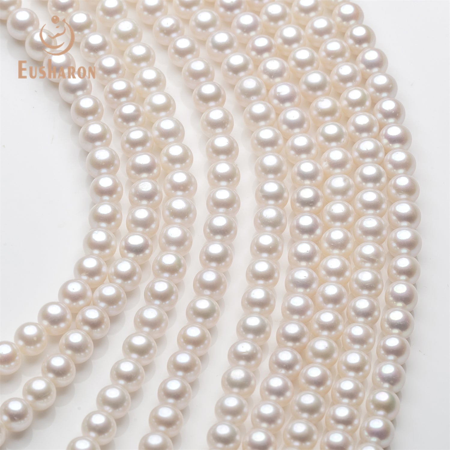 7.5-8mm AAA- White Freshwater Pearl Strand