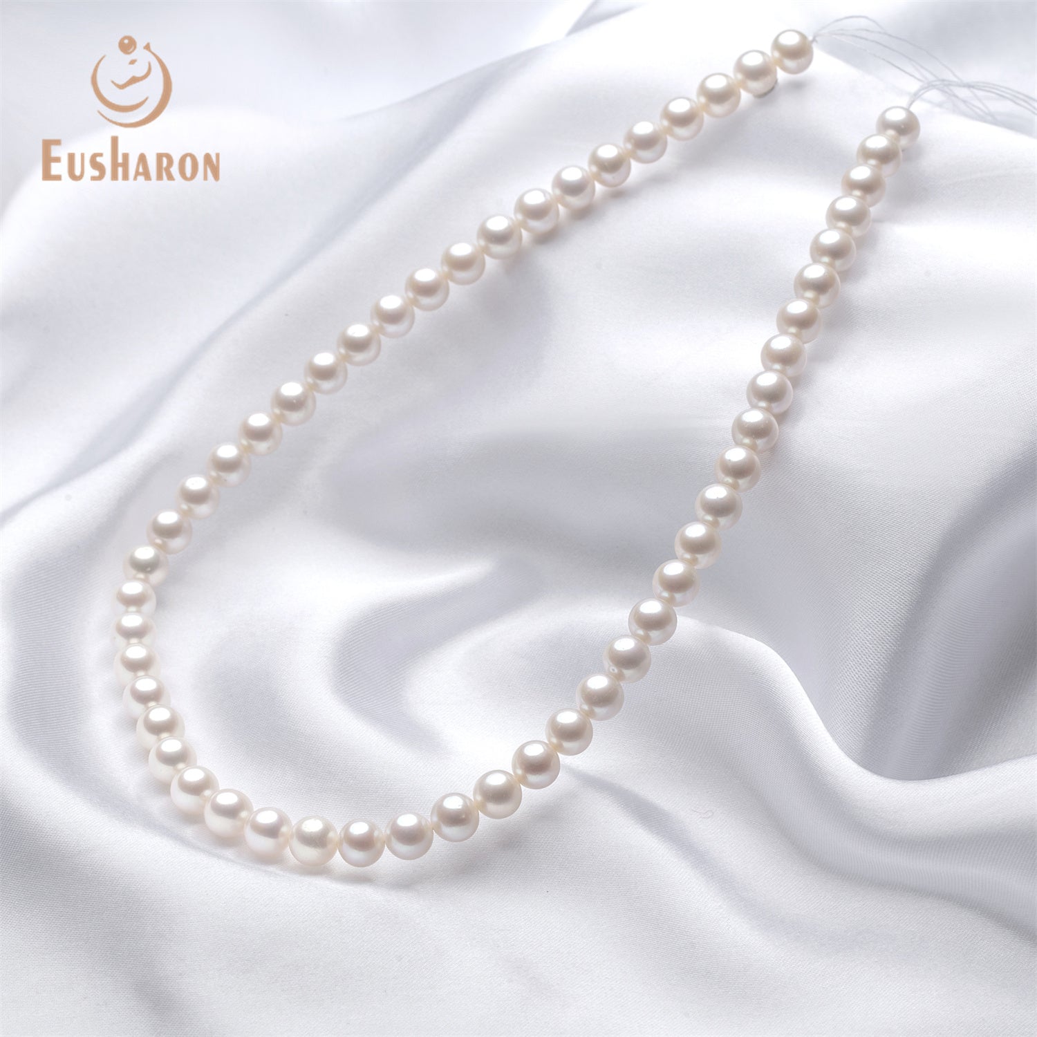 7.5-8mm AAA- White Freshwater Pearl Strand