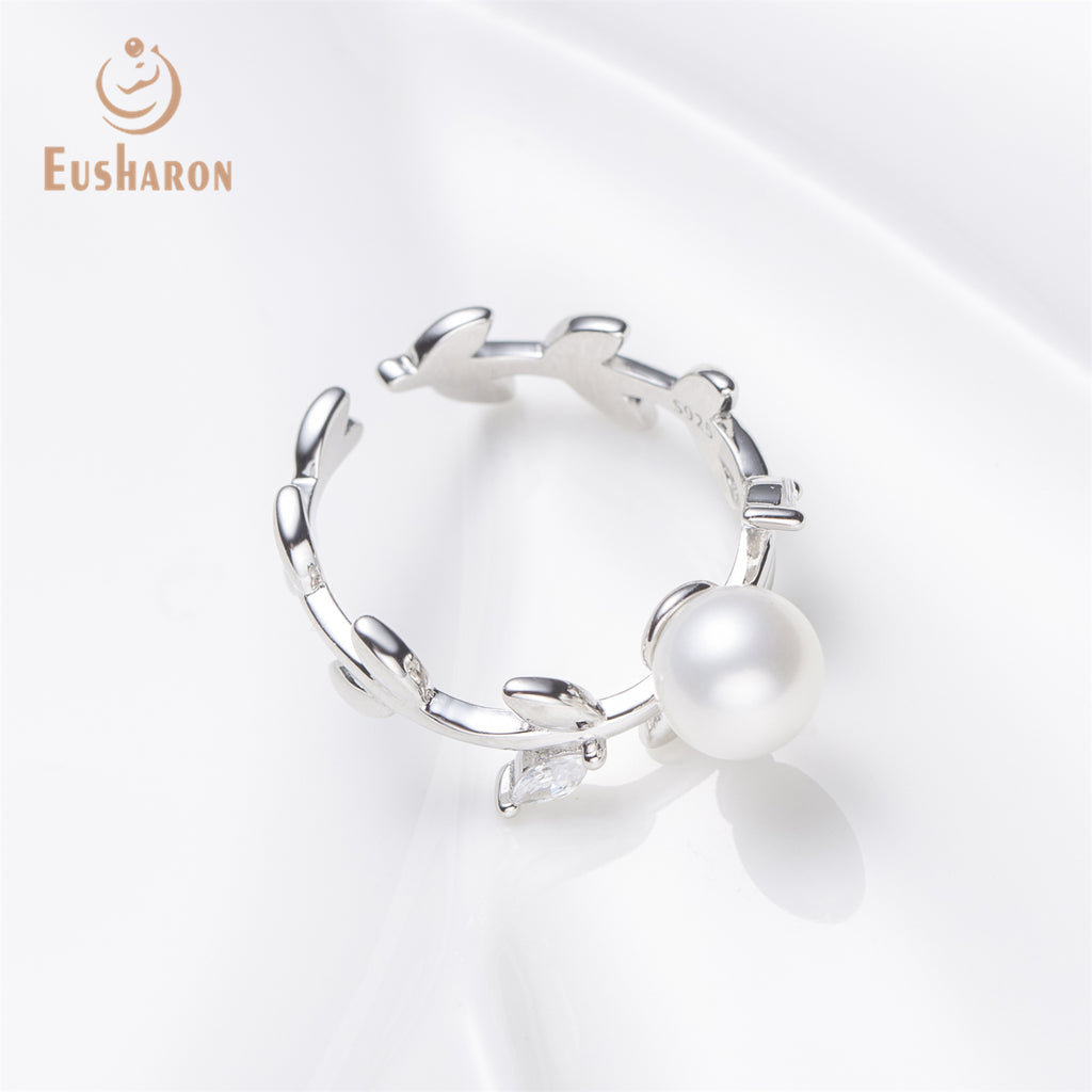 10 PCS S925 Willow Branches Freshwater Pearl Ring - Pearl Jewelry - Eusharon