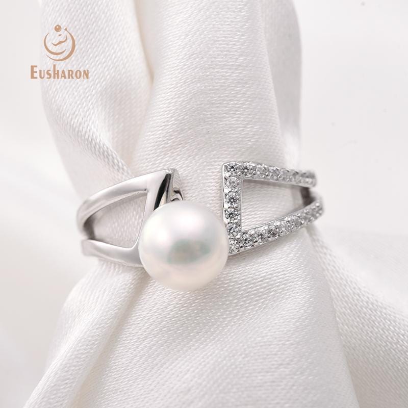 wholesale pearl sterling silver rings