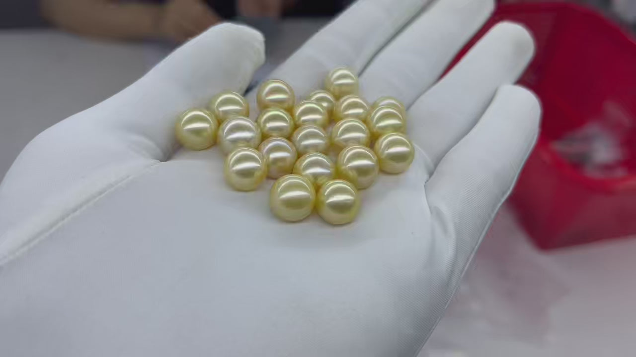10-11mm AAA South Sea Gold Loose Pearl
