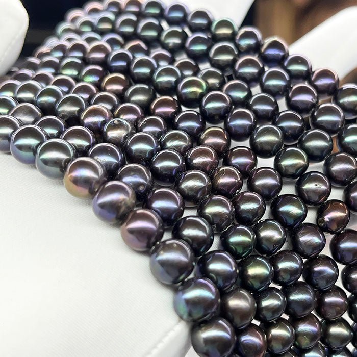 7 - 9mm Peacock Color Freshwater Pearl Strands - Freshwater Pearl - Eusharon