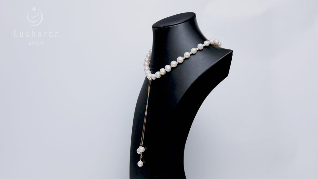 wholesale gold plated pearl necklace