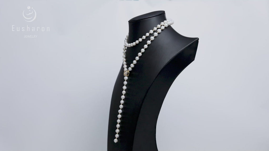 near round pearl necklace supplier