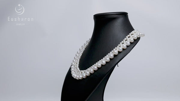 multi strand pearl necklace wholesale