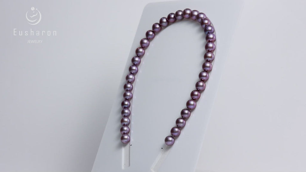 wholesale_purple_round_edison_pearl_strands