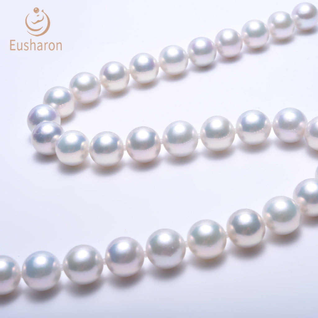 wholesale AAA grade white round edison pearl strand