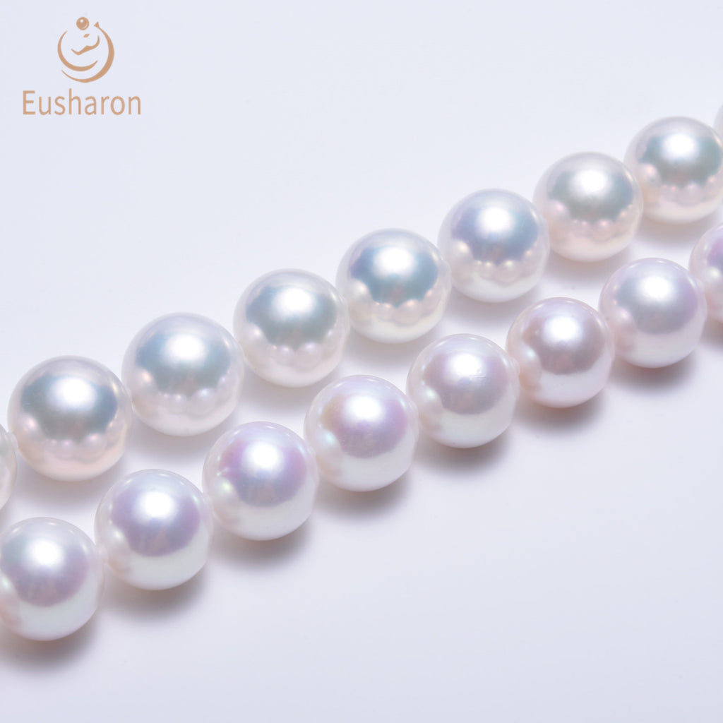 11-12mm AAA grade white round edison pearl strand