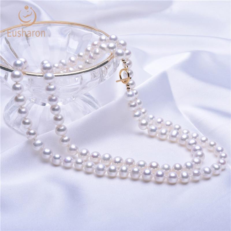long pearl necklaces in bulk