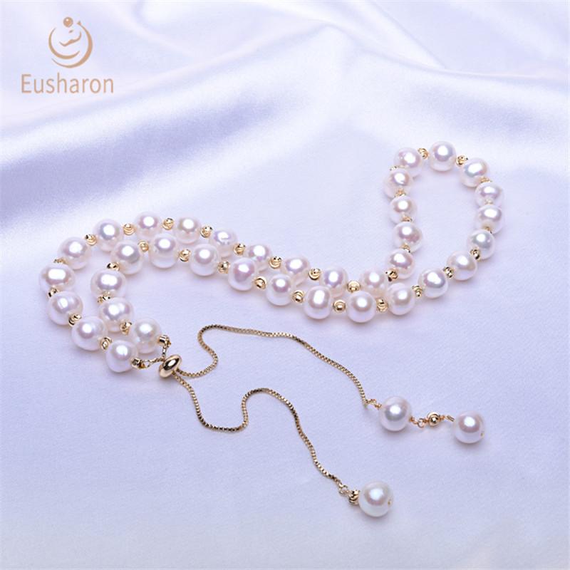 long pearl beaded necklaces wholesale