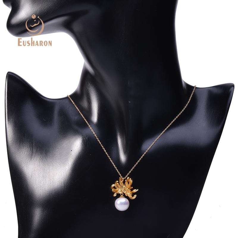 sterling silver flower pearl pendants wholesale