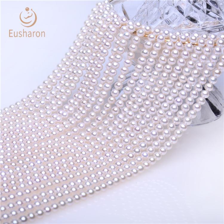 white pearls for necklace making