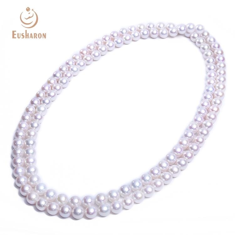 wholesale_edison_double_strands_pearl_necklace