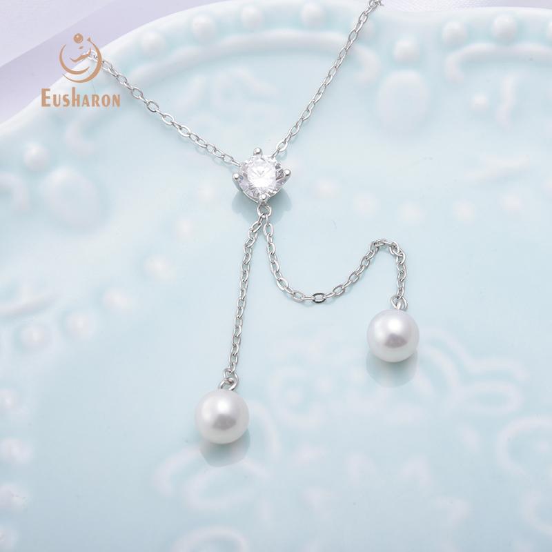 double freshwater pearl pendant necklace