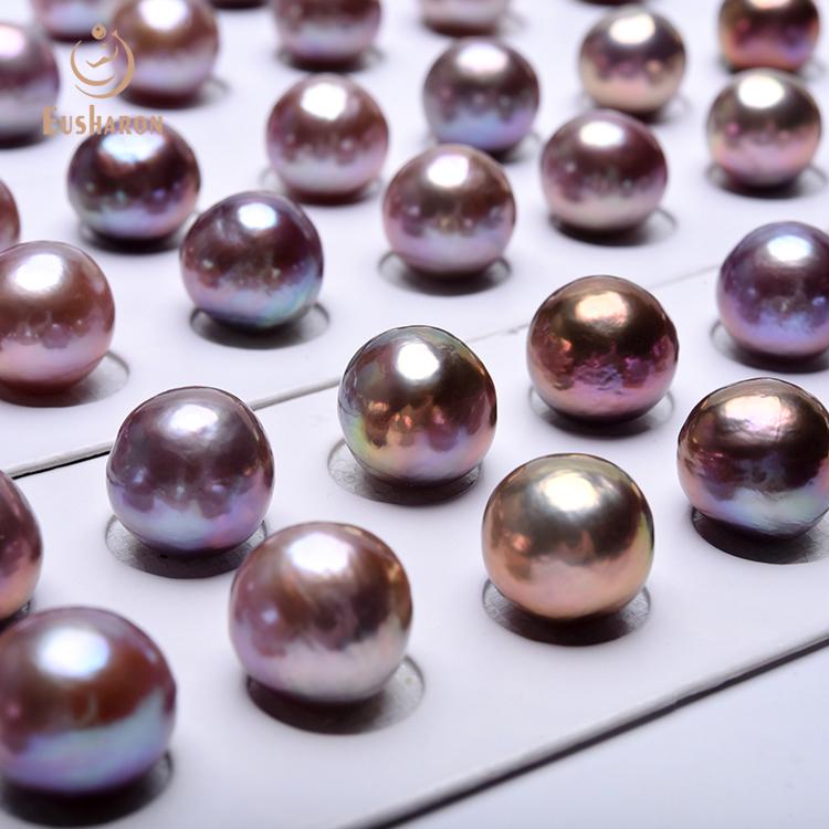 9-14mm AA+ Natural Colors Round Baroque Edison Loose Pearl Matching Pairs