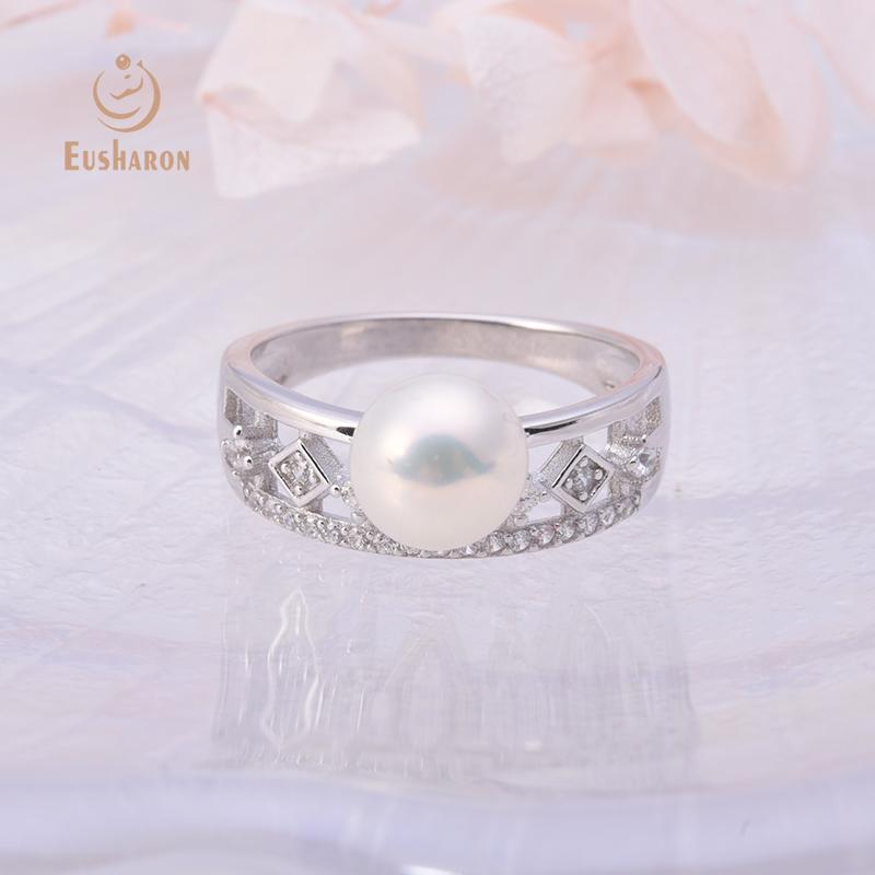 geometric pearl ring wholesale