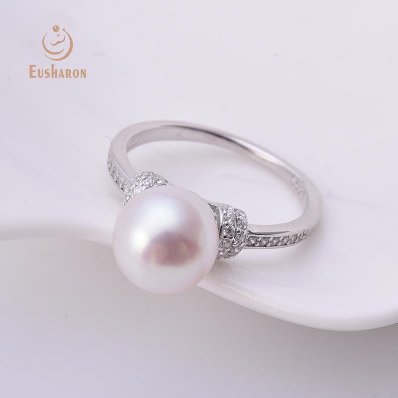 wholesale freshwater pearl silver rings