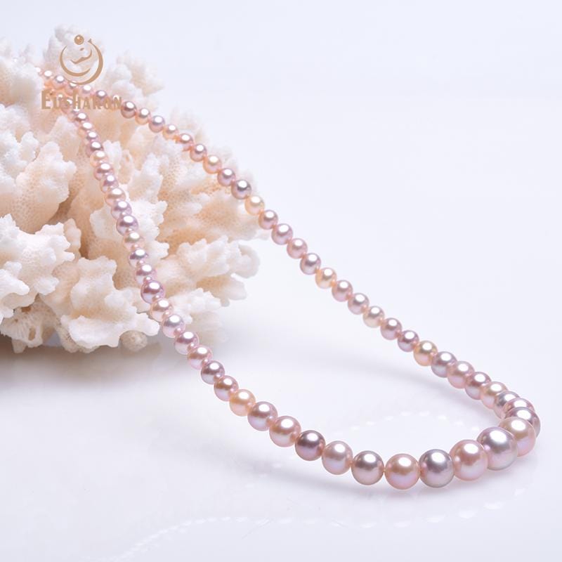 Round Freshwater Pearl Tower Chain