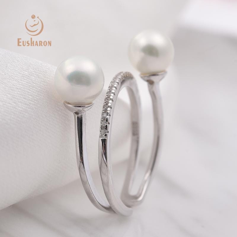 wholesale engagement pearl rings