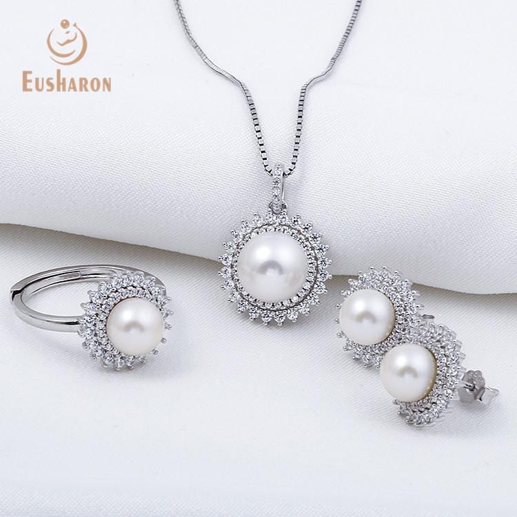 classic pearl jewelry set wholesale
