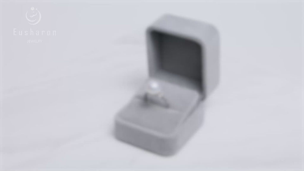 wholesale engagement silver pearl rings
